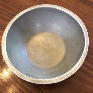 Small pewter bowl